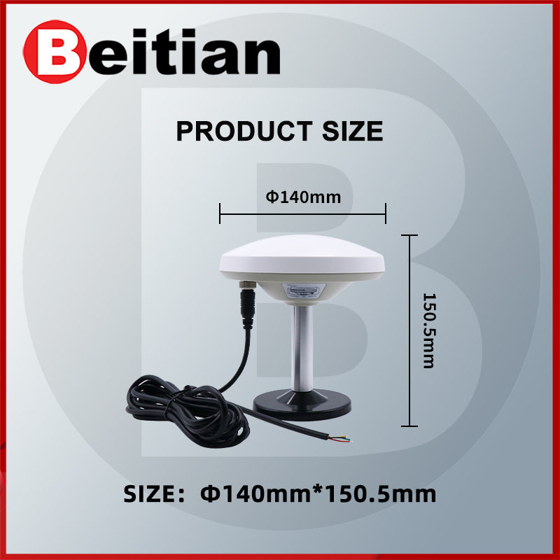 Beitian GPS mushroom head receiver M90SD Base GNSS Beidou various serial port built-in module antenna BE-29D Beitian GPS mushroom head receiver M90SD Base GNSS Beidou various serial port built-in module antenna BE-29D